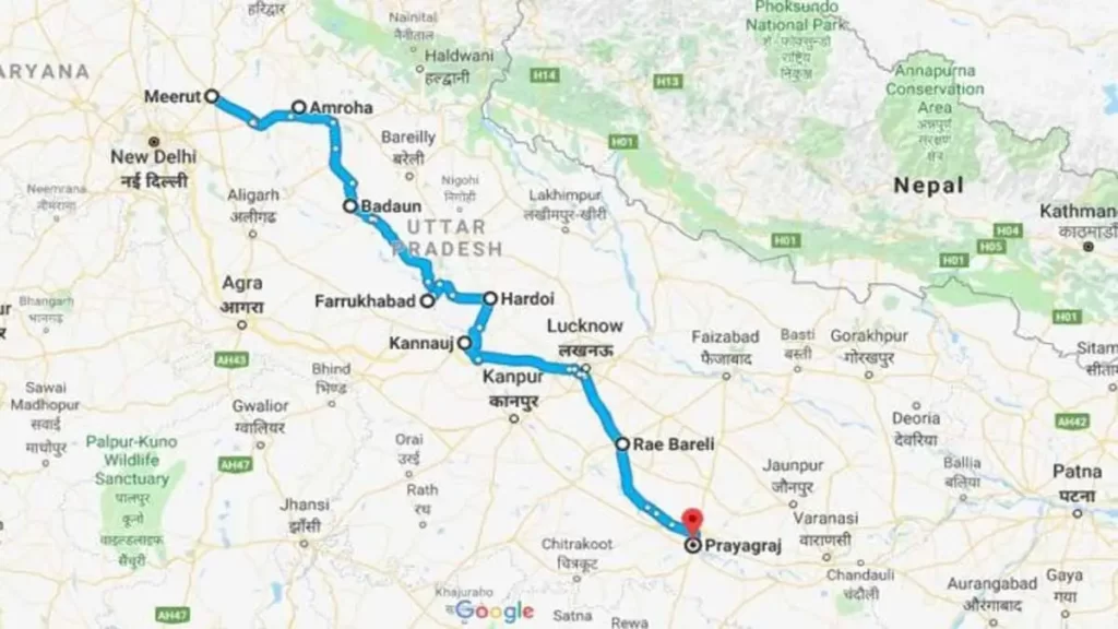 Ganga Expressway route क्या है